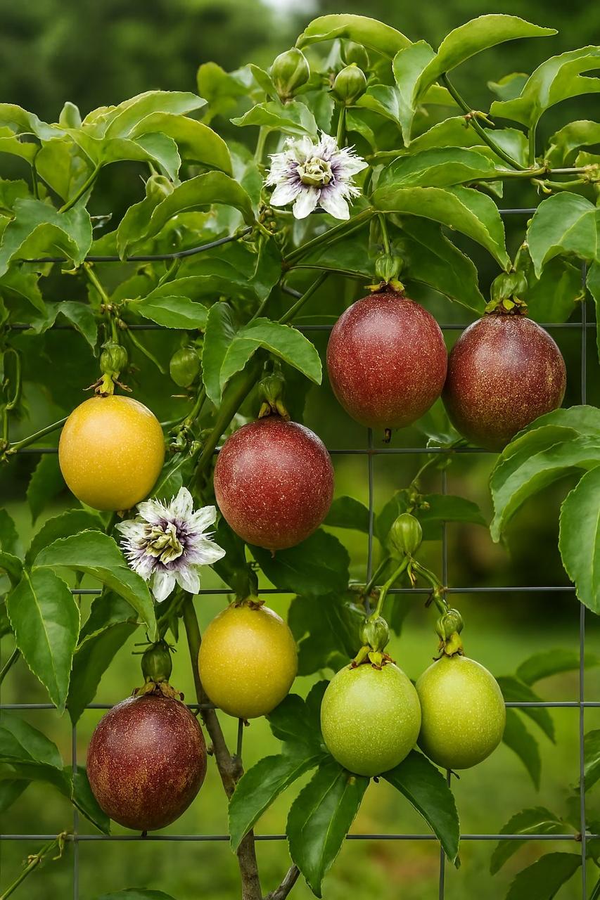Passion Fruit Plant (Hybrid & Grafting) Pack Of-1