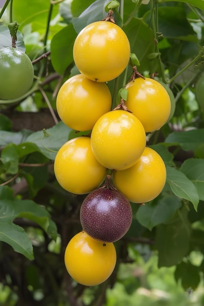 Passion Fruit Plant (Hybrid & Grafting) Pack Of-1