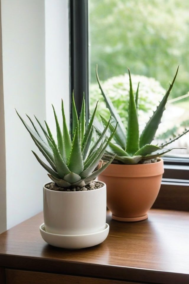 Hybrid Mystic Jade Aloevera Plant (Pack Of 1)