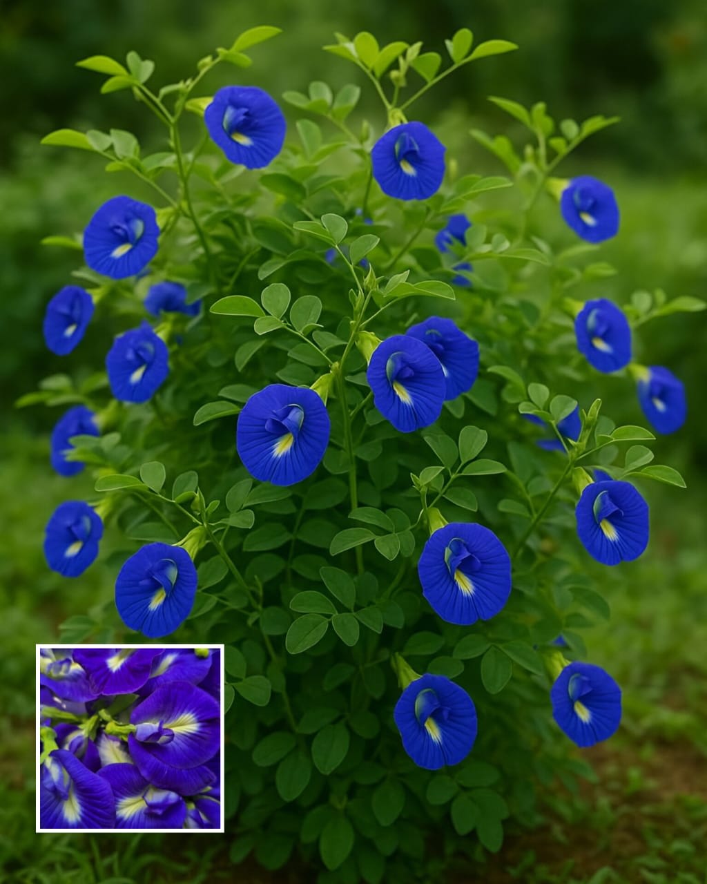 Hybrid Aparajita Seedling Plant (Pack Of 1)