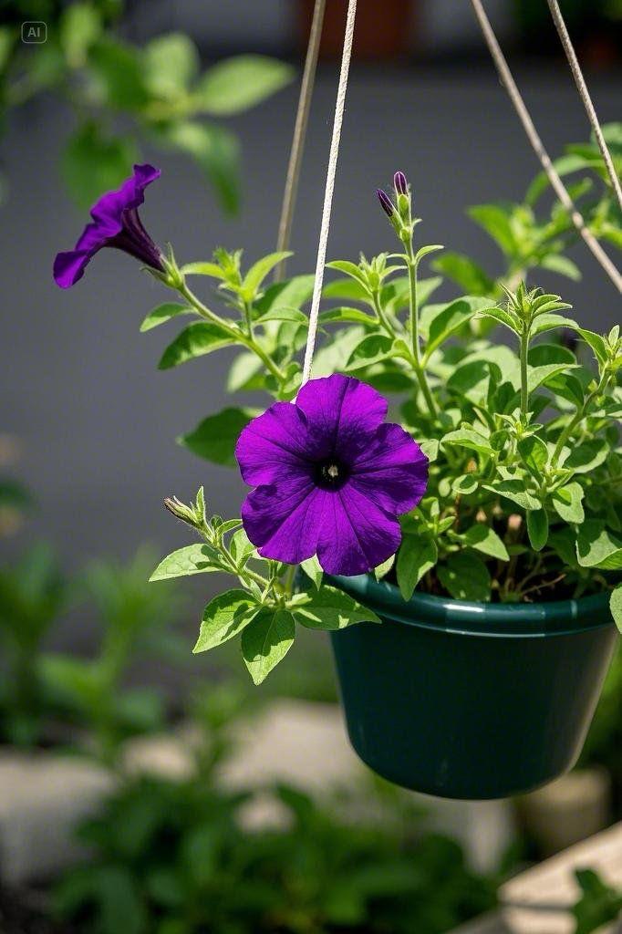 Purple Petunia Flower Plant (Pack Of-1 )