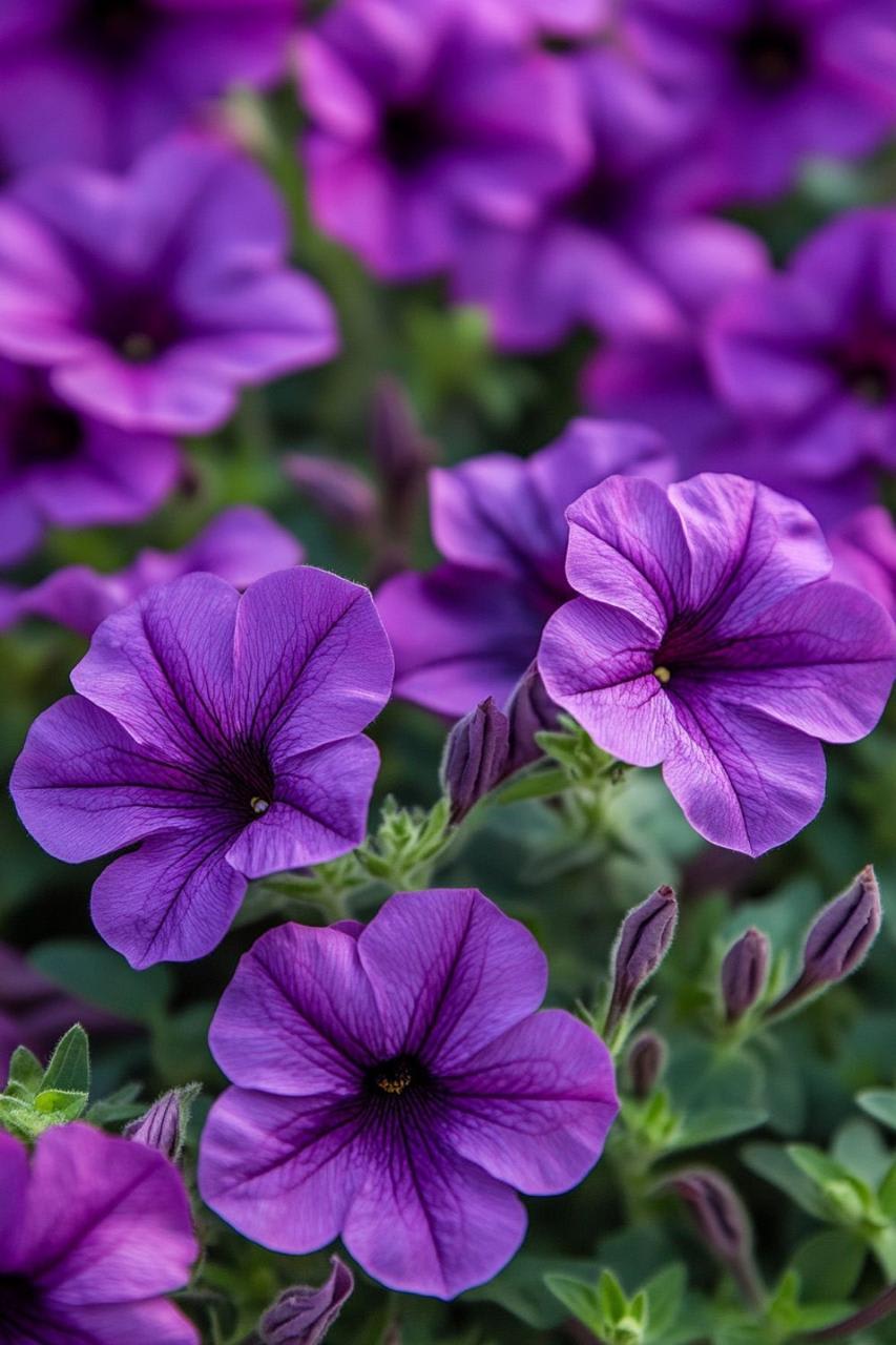 Purple Petunia Flower Plant (Pack Of-1 )