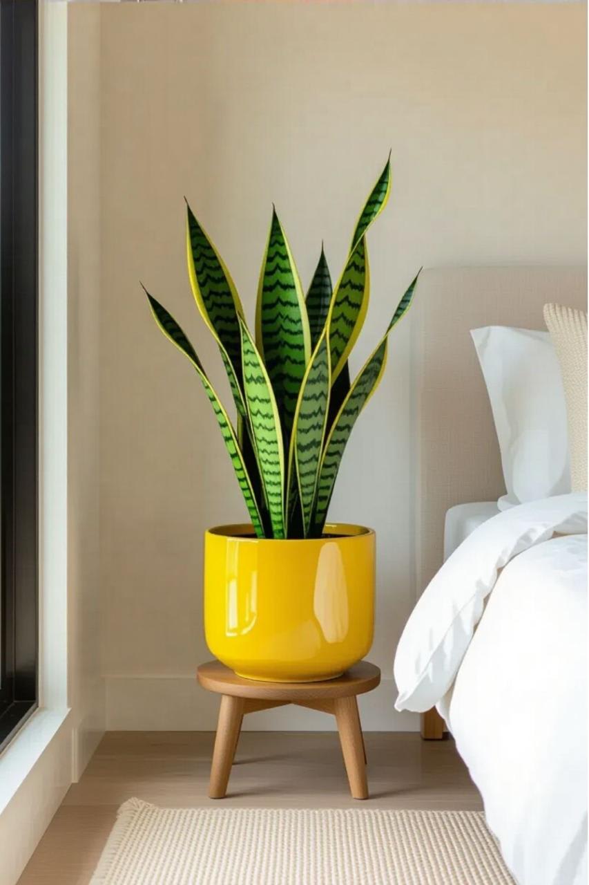 Hybrid Yellow Snake Plant ( Pack Of-1 )