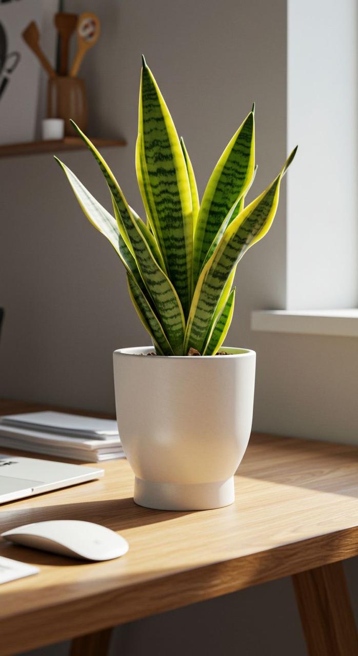 Hybrid Yellow Snake Plant ( Pack Of-1 )