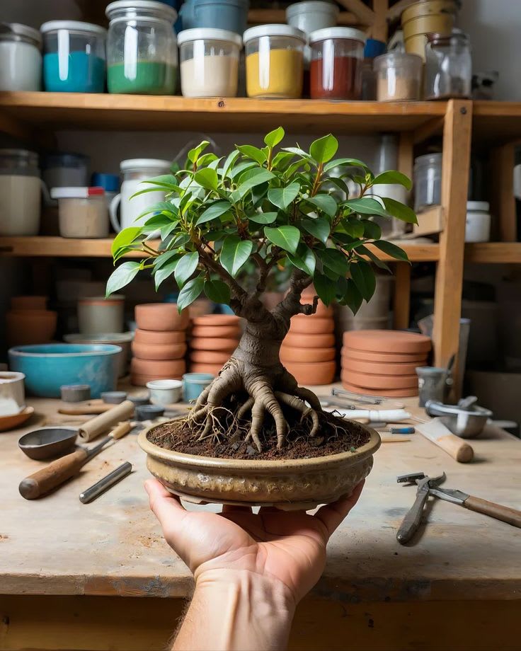 Ficus Bonsai Grafting Plant (Pack Of-1 )