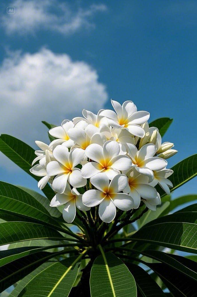 Hybrid Plumeria White Flower Plant (Pack Of-1)
